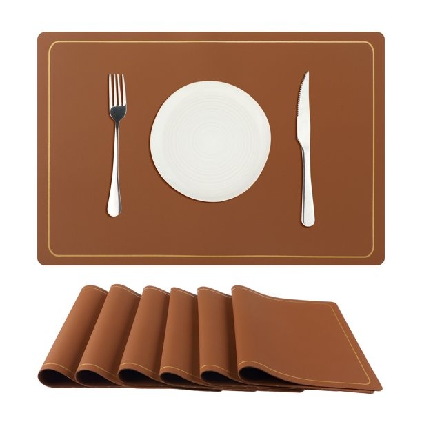 Set 6 Suporturi pentru Farfurii, Plastic, 38 cm