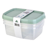 Set 3 cutii alimente, plastic ,1.2 l