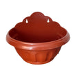 Ghiveci de perete din Plastic, Maro, 25 cm