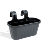 Jardiniera Lavigato cu Agatatoare,Plastic,38 x 25 x 28 cm,Gri