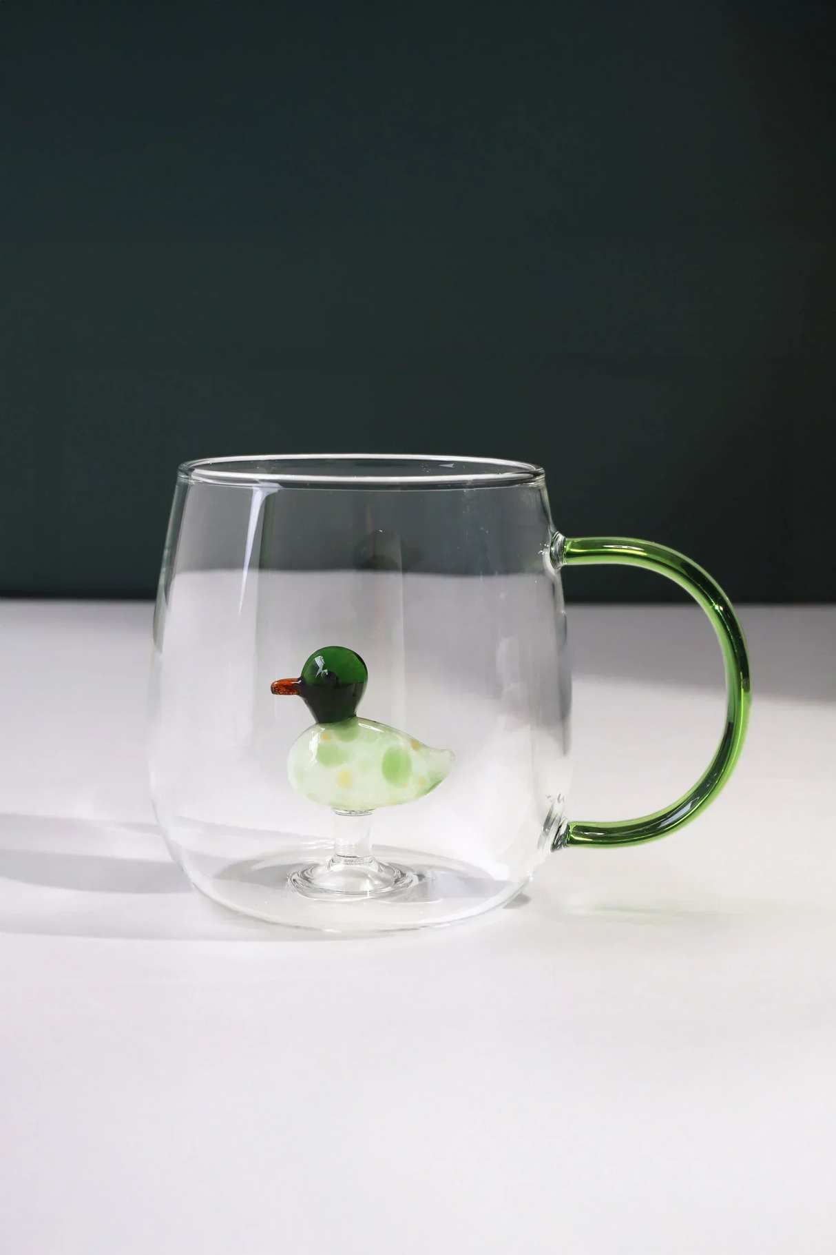 Cana din sticla borosilicata, 3D , 350 ml
