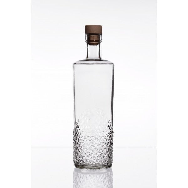 Sticlă decorată,500ML,cu dop sintetic
