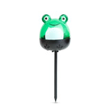 Lampa solara LED - Bufnita / Broscuta- alb rece - 15x5x5 cm