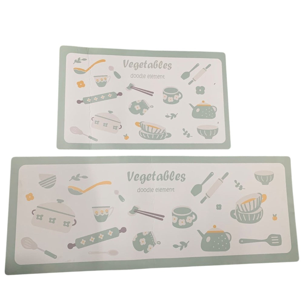Set 2 covorase pentru Bucatarie , 45x75/45x120 cm