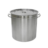 Oala Inox cu Capac, 30x30 cm, 20 l