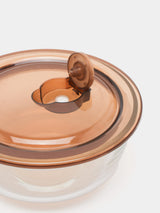 Caserola Sticla 650 ml ,Capac plastic