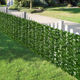 Plasa iedera imitatie gard viu 300x100 cm. verde