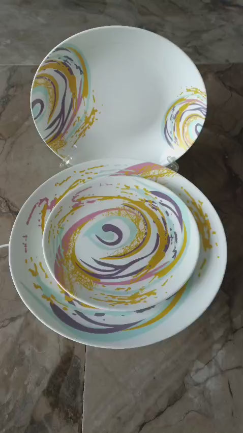 Serviciu masa din opal 18 piese Spiral