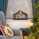 Decoratiune de Craciun, Casuta , LED, 15.5 cm