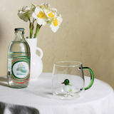 Cana din sticla borosilicata, 3D , 350 ml