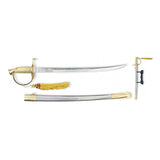 Sabie tip Muschetar cu suport de lemn ,otel inox, 58 cm , 510 g