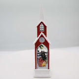 Decoratiune luminoasa, Capela Nasterii Domnului, cu LED, inaltime 21 cm