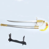 Sabie tip Muschetar cu suport de lemn ,otel inox, 58 cm , 510 g