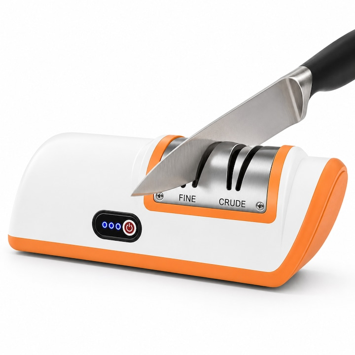 Ascutitor de Cutite Profesional Electric cu 2 trepte , Functie Rapida de Ascutire si Polizare