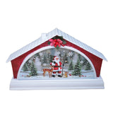 Decoratiune de Craciun, Casuta , LED, 15.5 cm