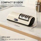 Ascutitor de Cutite Profesional Electric cu 2 trepte , Functie Rapida de Ascutire si Polizare