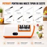 Ascutitor de Cutite Profesional Electric cu 2 trepte , Functie Rapida de Ascutire si Polizare