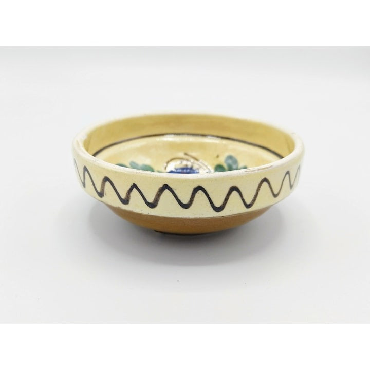 Castron Ceramica , pictat manual , 16*7 cm,700 ml