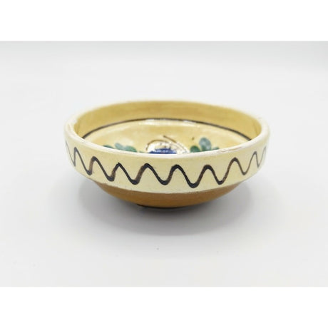 Castron Ceramica , pictat manual , 16*7 cm,700 ml