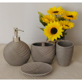Set 4 Accesorii pentru Baie din Ceramica