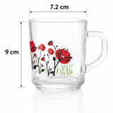 Set 6 cani sticla , diverse modele , 246 ml