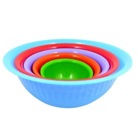 Set 5 Castroane din Plastic, Color Mix, 0.35L/0.75L/1.3L/2.2L/3.4L