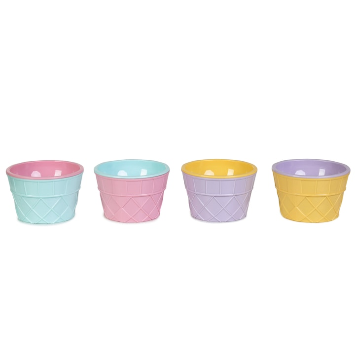 Set 9 accesorii pentru inghetata, multicolor
