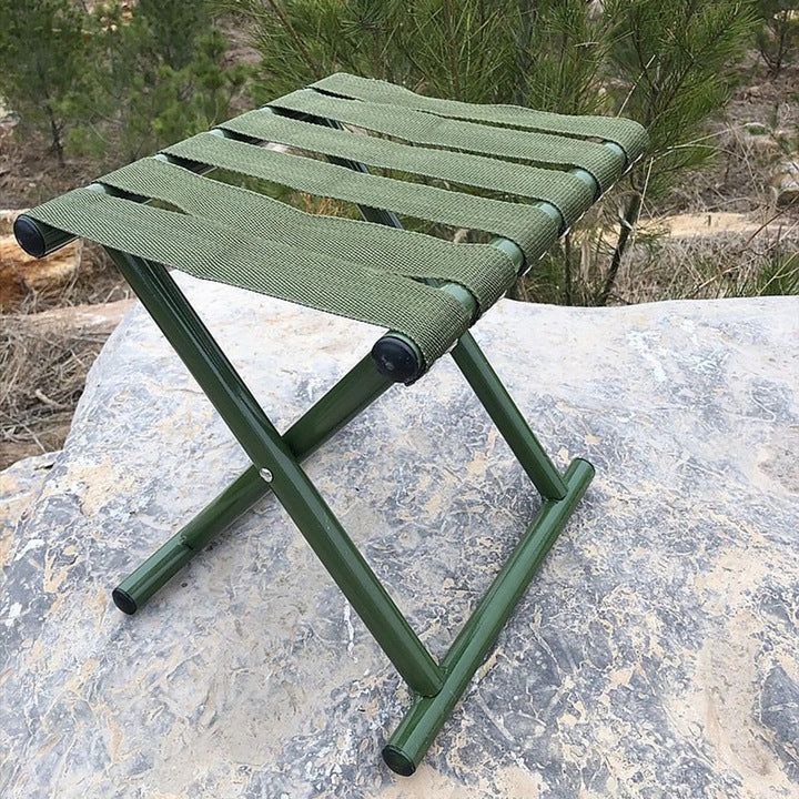 Scaun Pliabil Metalic pentru Camping si Pescuit,31x24x33cm