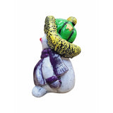 Figurina / Decoratiune Om de zapada,pictata manual,rasina,27 cm