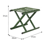 Scaun Pliabil Metalic pentru Camping si Pescuit,31x24x33cm