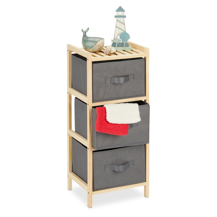 Cutie pentru depozitare, Material textil si Carton , fara capac