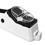 Aparat electric pentru ascutit cutite, alb