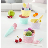 Set 9 accesorii pentru inghetata, multicolor