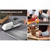 Ascutitor de Cutite Profesional Electric cu 2 trepte , Functie Rapida de Ascutire si Polizare