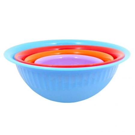 Set 4 boluri din plastic,0.75L/1.3L/2.2L/3.4L