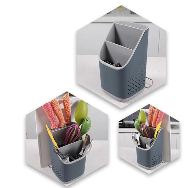 Suport pentru tacamuri universal, 13.5x13x23cm