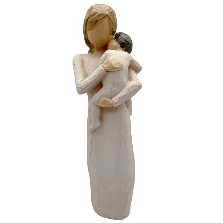 Statueta Mama cu Copil/ Bebe in brate , polirasina , 20 cm