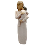 Statueta Mama cu Copil/ Bebe in brate , polirasina , 20 cm