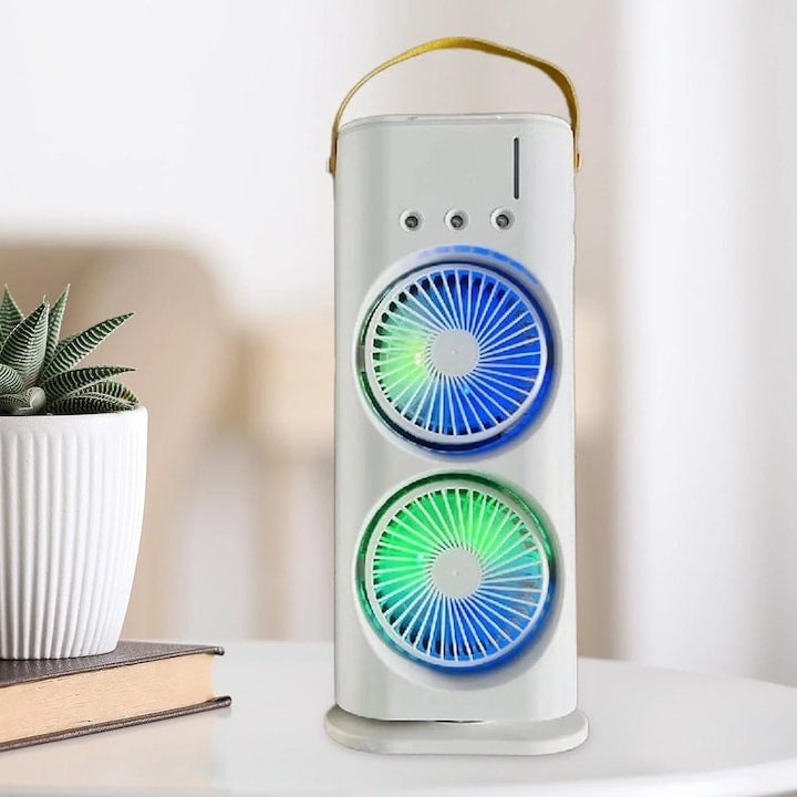 Aparat de aer conditionat/ventilator portabil de birou cu umidificare prin pulverizare ,usb