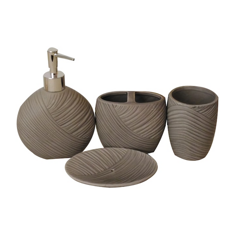 Set 4 Accesorii pentru Baie din Ceramica
