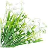Fir/Buchet 5 floari artificiala – Lacramioare/Margaritar, 35 cm