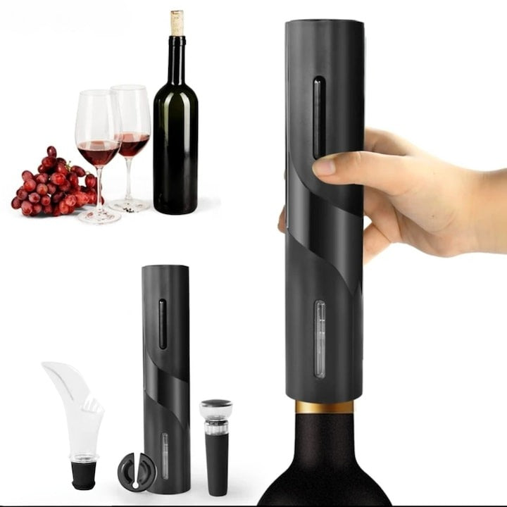 Tirbuson Professional Electric pentru sticlele de Vin, cu accesorii