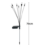 Lampa pentru gradina cu incarcare solara, waterproof, autonomie 12 ore, 70 cm