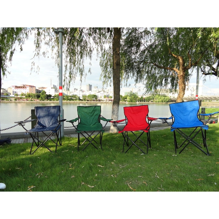 Scaun camping pliabil,52x52x80 negru