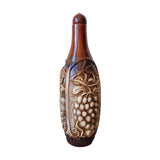 Set pentru vin din ceramica Strugure Frunze 2L, cu 6 cani 180 ml