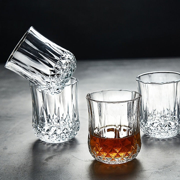 Set 6 pahare whiskey, sticla, 50 ml, 8.9x7x7cm, transparent