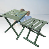 Scaun Pliabil Metalic pentru Camping si Pescuit,31x24x33cm