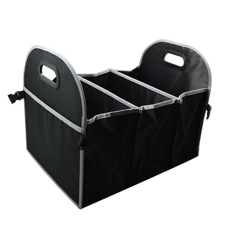 Organizator auto pentru portbagaj, Pliabil,3 compartimente + Geanta termica
