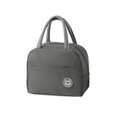 Geanta Termica pentru Pranz, Impermeabila, cu Manere, Buzunar Exterior, 22x14x19 cm, Gri