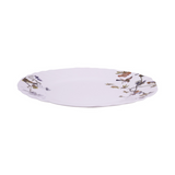 Set 6 Farfurii Intimnse opal, model floral-pasari, 25.5 cm